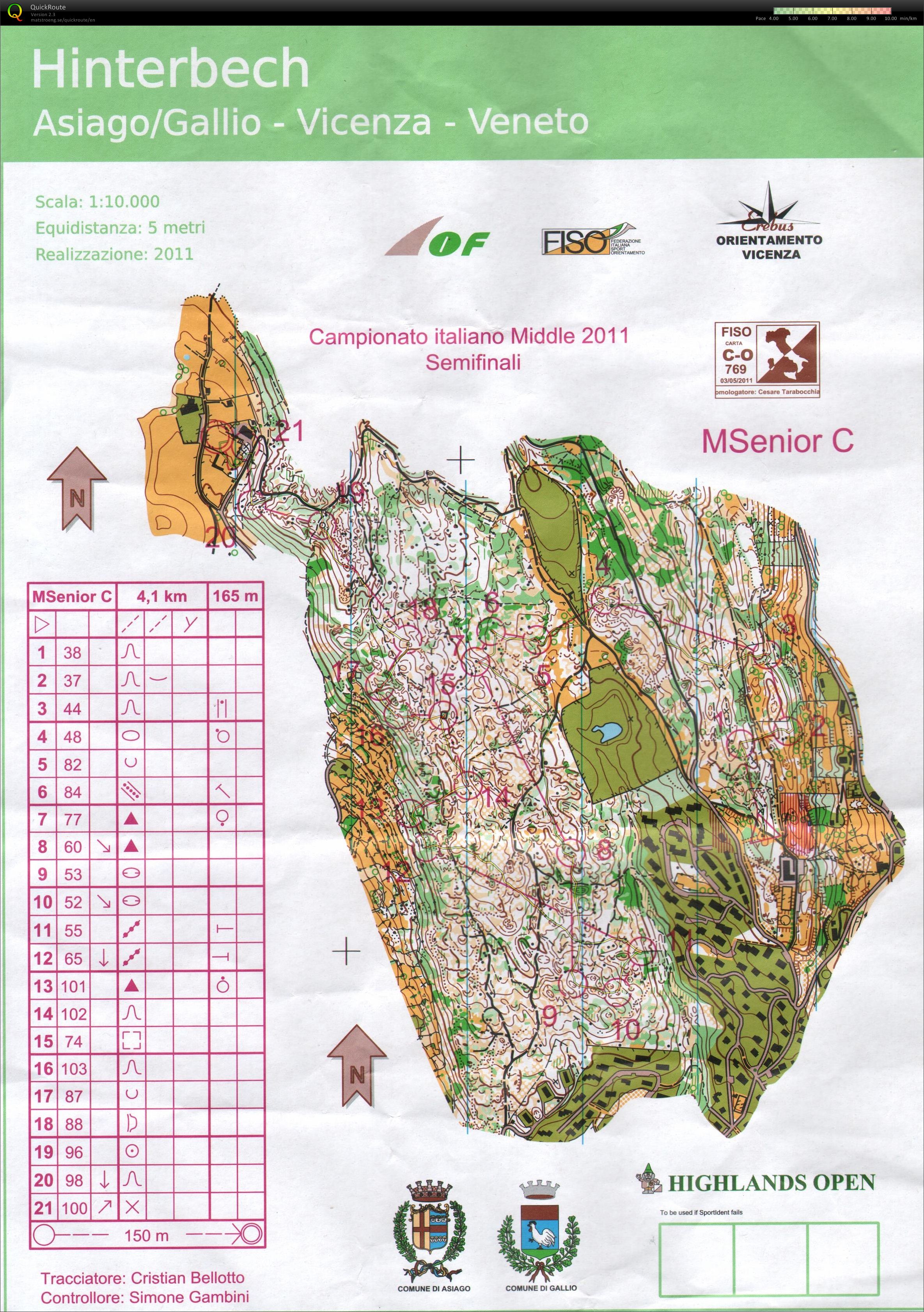 Italian Middle Championships Qualification (13.05.2011)