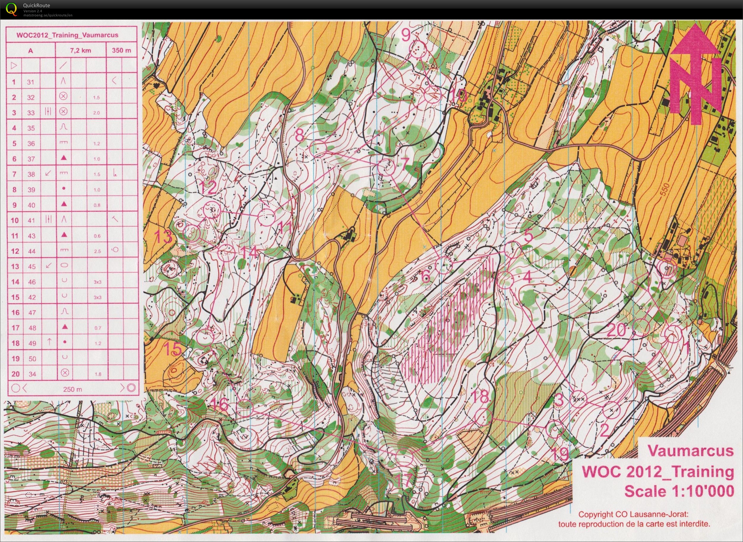 WOC2012 Training (30-05-2012)