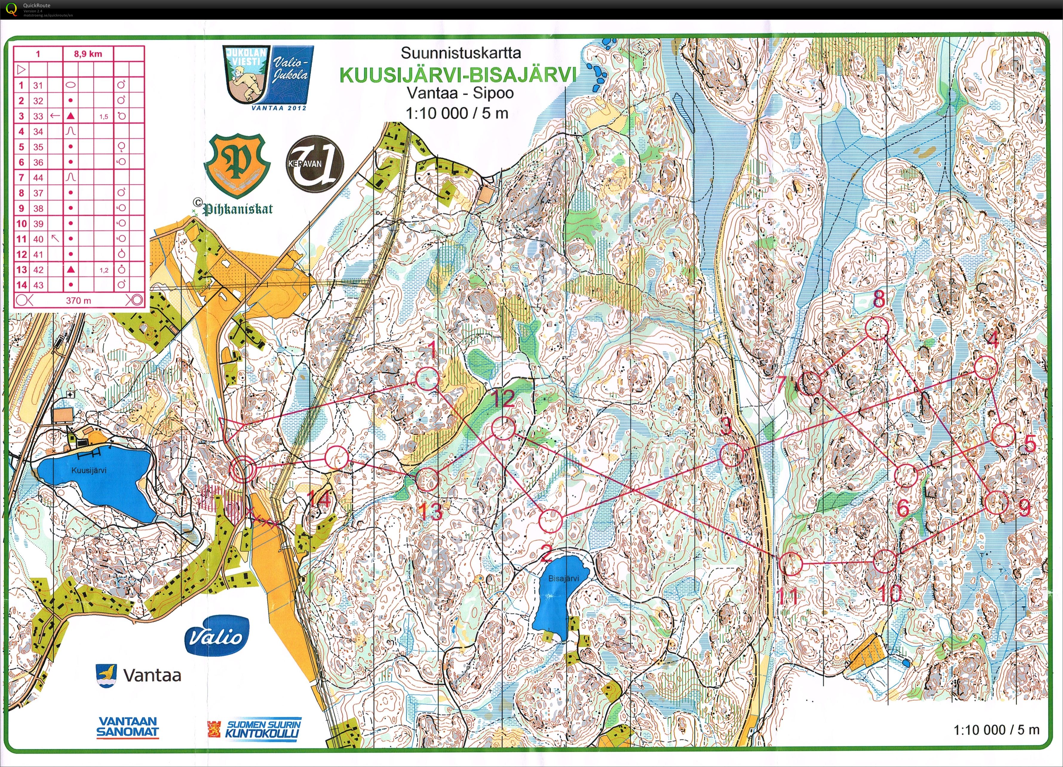 Jukola Training (2012-06-16)