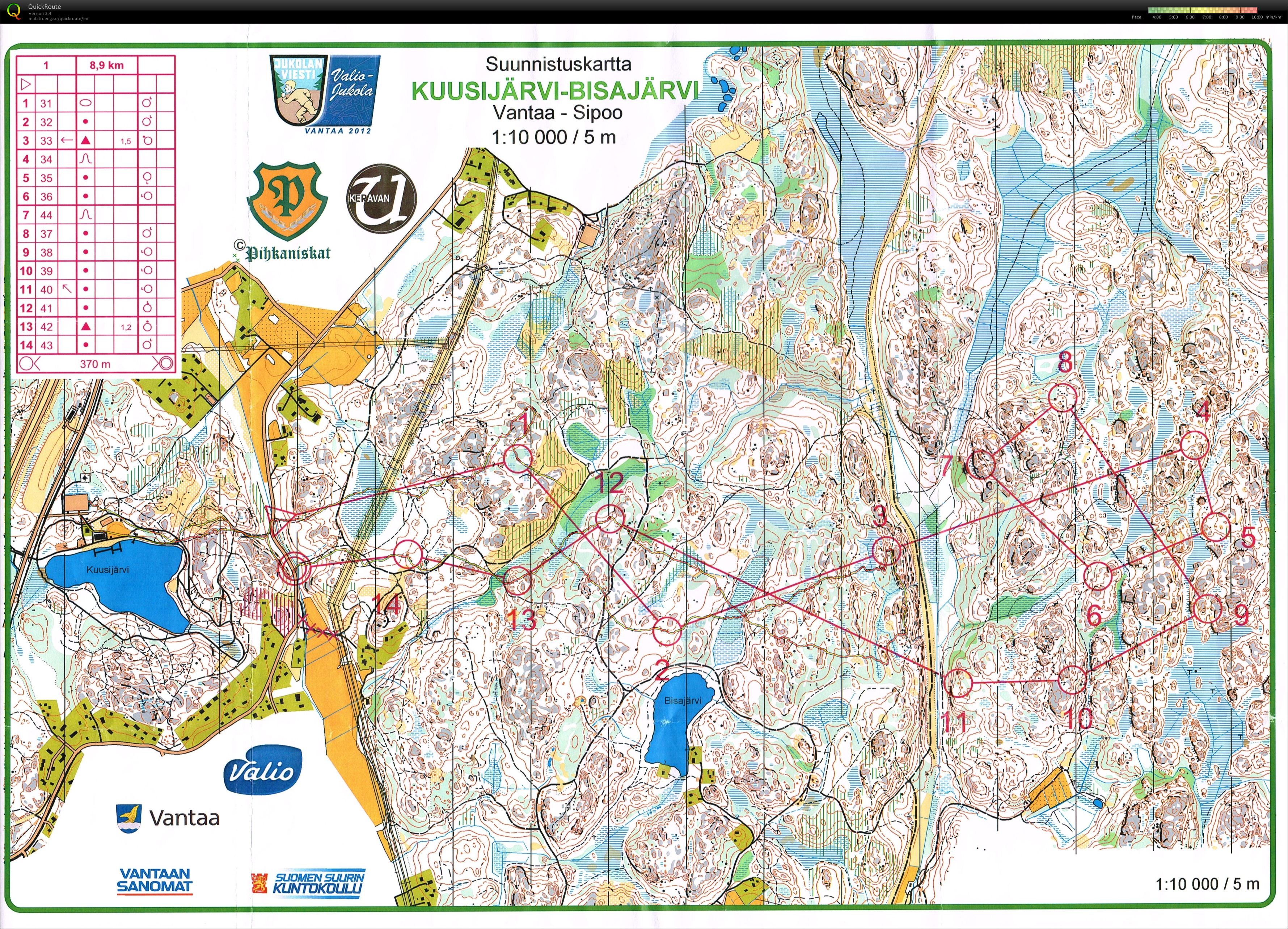 Jukola Training (2012-06-16)