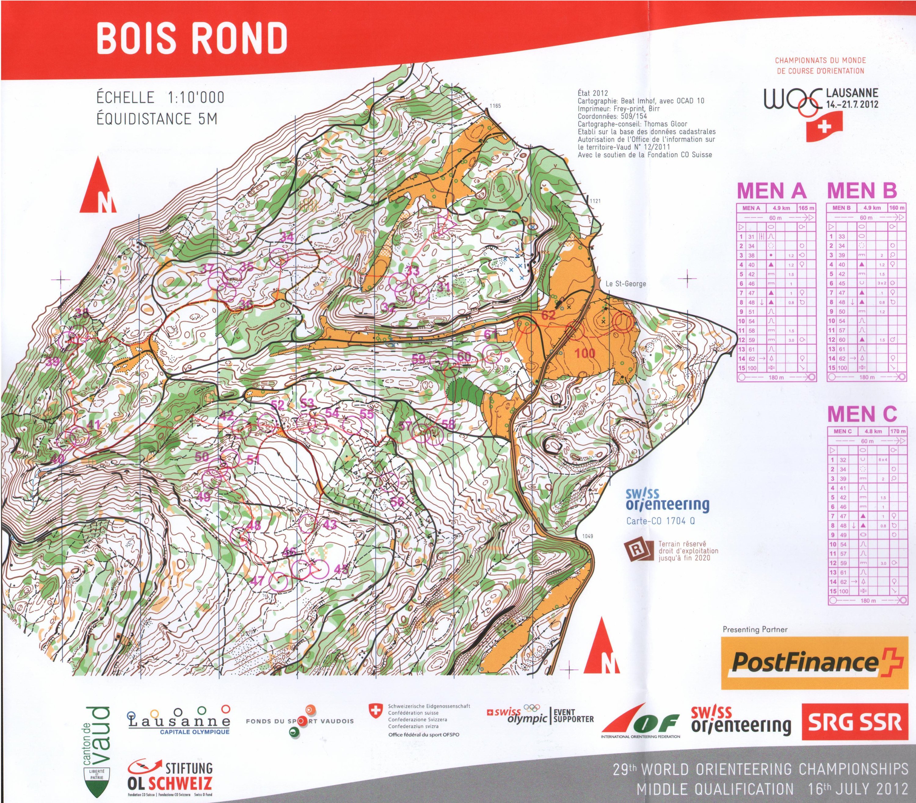 WOC Middle Qualification (2012-07-16)