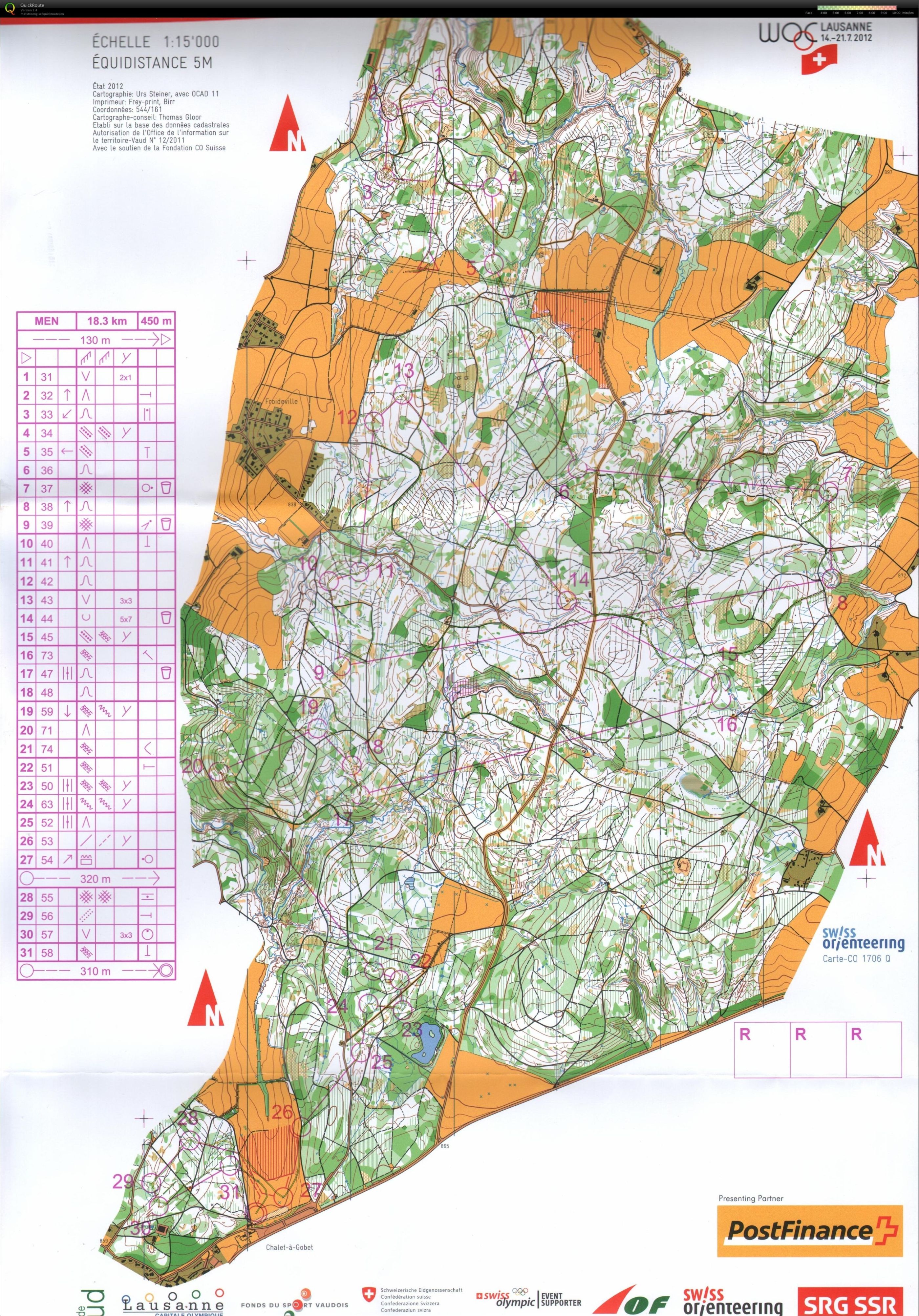 WOC Long Final (19/07/2012)