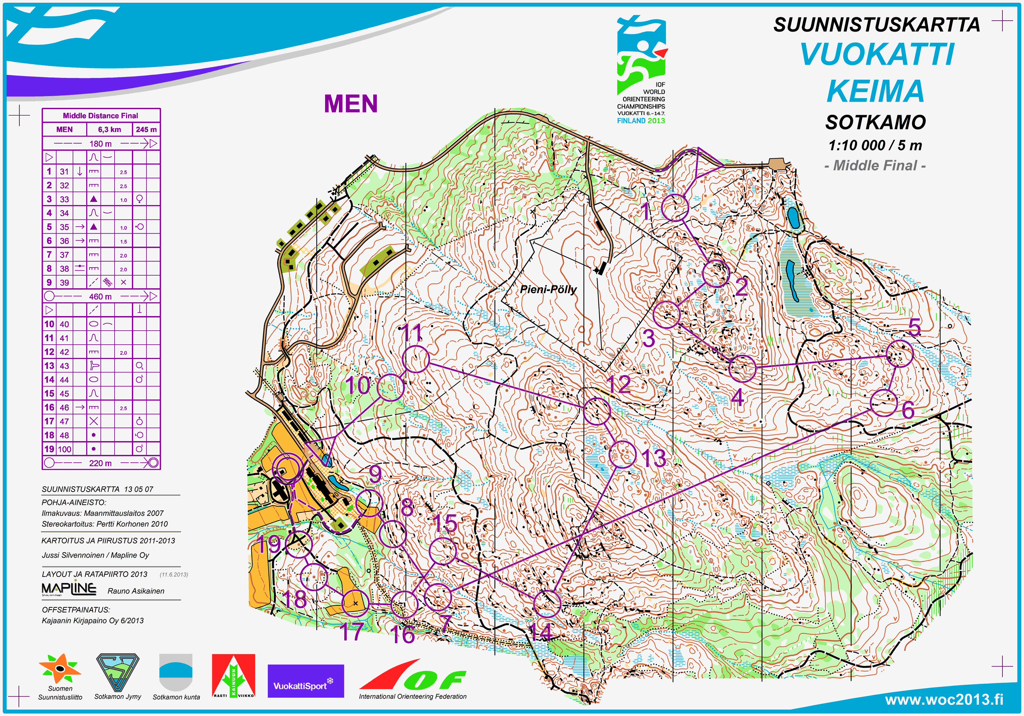 WOC Middle Final (12.07.2013)