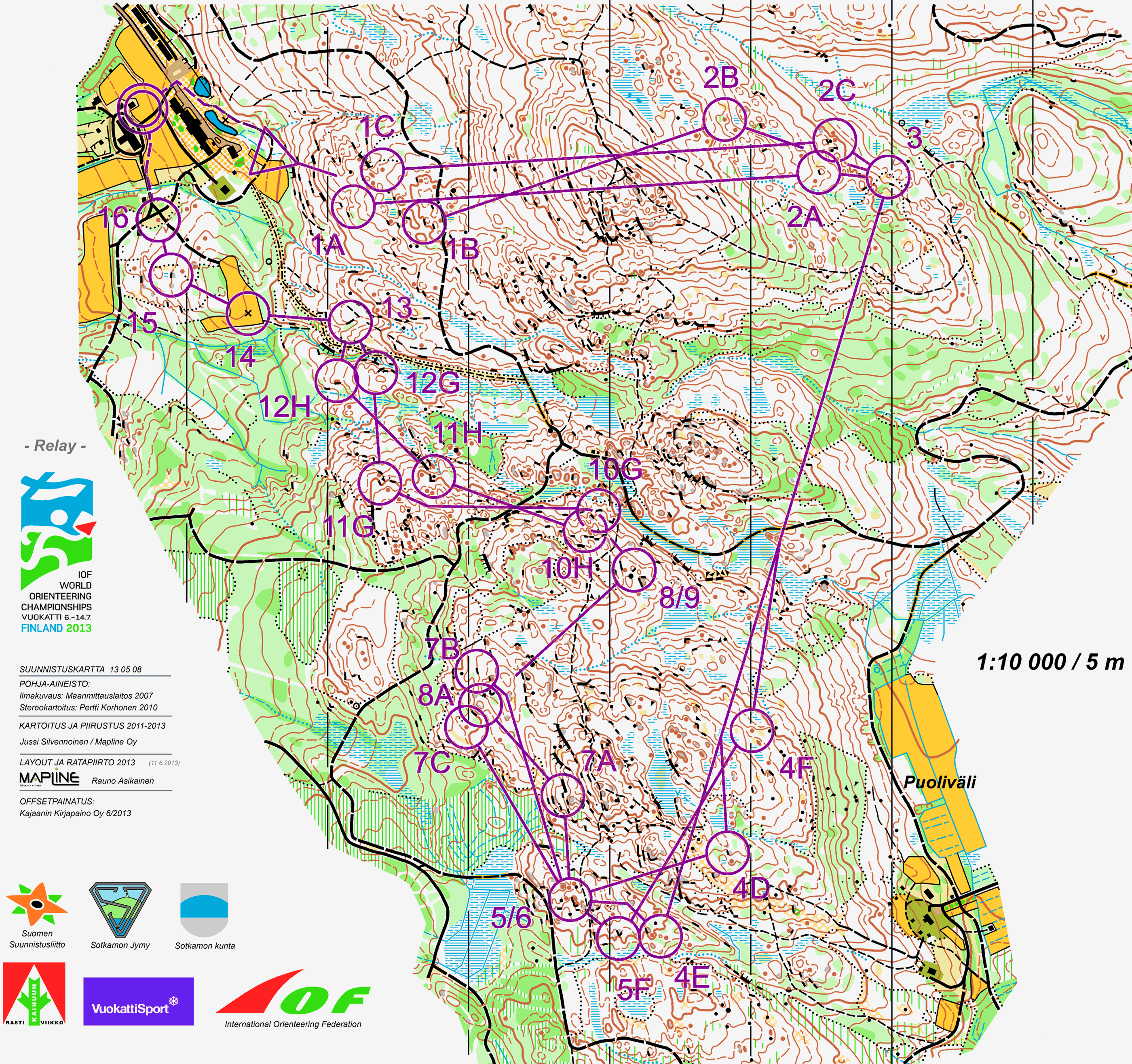 WOC Relay (13-07-2013)